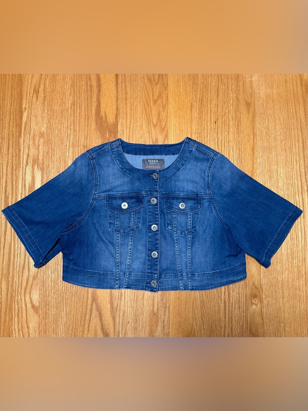 torrid Indigo Blue Cropped Jean Jacket